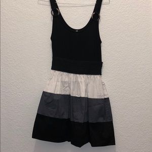 Tank tricolored dress